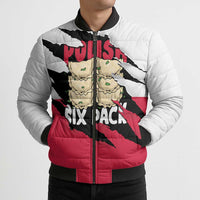 Polish Pierogi Six Pack Bomber Puffer Jacket