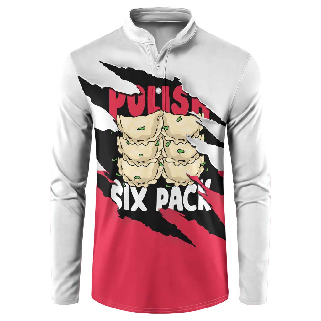 Polish Pierogi Six Pack Button Sweatshirt