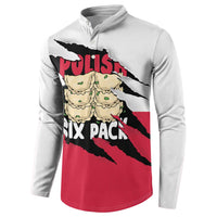 Polish Pierogi Six Pack Button Sweatshirt