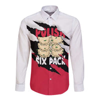 Polish Pierogi Six Pack Long Sleeve Button Shirt