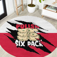Polish Pierogi Six Pack Round Carpet