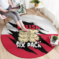Polish Pierogi Six Pack Round Carpet