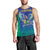 Brazil Canarinho Custom Men Tank Top Macaw Mascot with Brazil Flag Colors