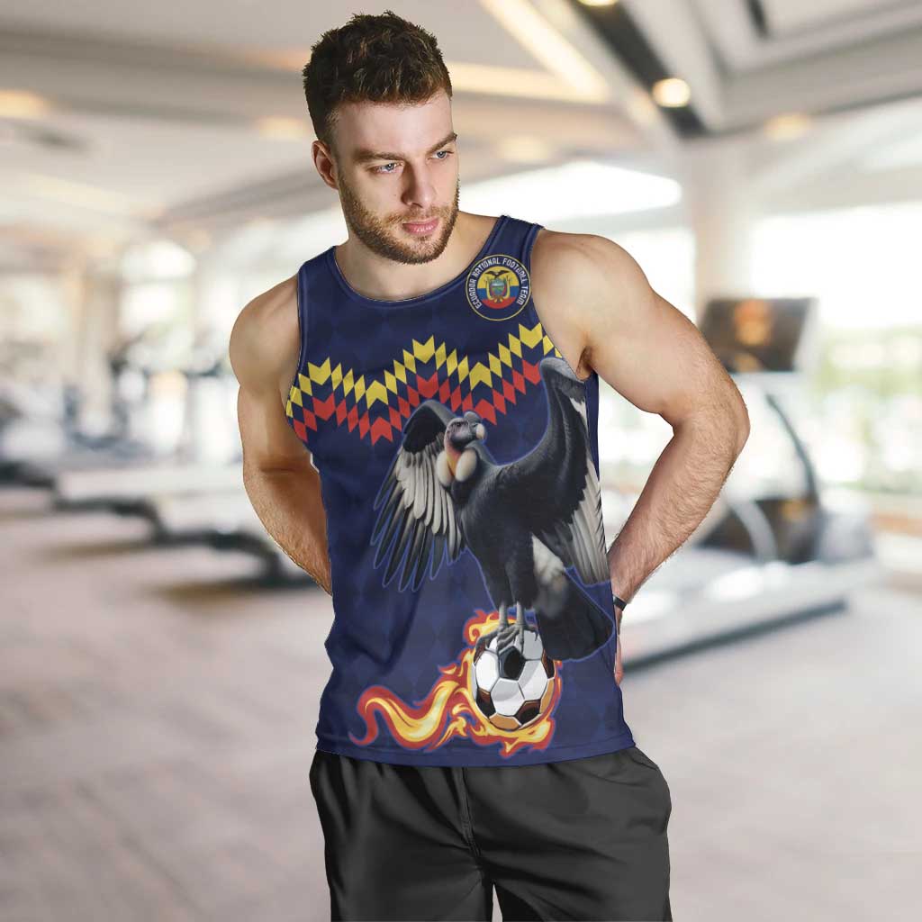 Ecuado Andean Condor Football Custom Men Tank Top Tricolors Motif