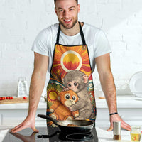Baby Monkey Punch Apron Retro 70S Hippie Style Groovy Spring