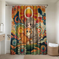 Baby Monkey Punch Bathroom Set Retro 70S Hippie Style Groovy Spring