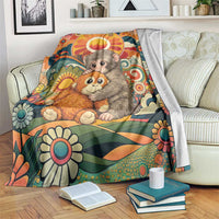 Baby Monkey Punch Blanket Retro 70S Hippie Style Groovy Spring