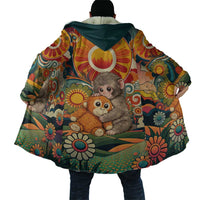 Baby Monkey Punch Cloak Retro 70S Hippie Style Groovy Spring