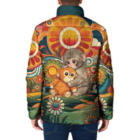 Baby Monkey Punch Padded Jacket Retro 70S Hippie Style Groovy Spring