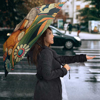 Baby Monkey Punch Umbrella Retro 70S Hippie Style Groovy Spring