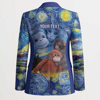 Baby Monkey Punch Personalized Blazer Starry Night Inspired