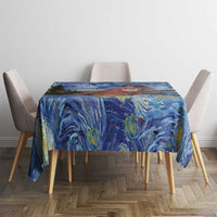 Baby Monkey Punch Personalized Tablecloth Starry Night Inspired