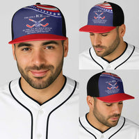 My Gold Medal Winning Hockey Team Baseball Net Cap Blue Style