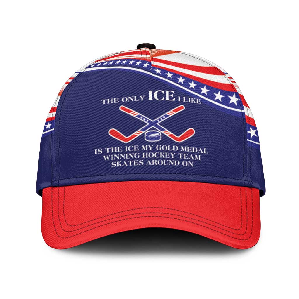 My Gold Medal Winning Hockey Team Classic Cap Blue Style