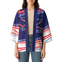 My Gold Medal Winning Hockey Team Personalized Kimono Blue Style