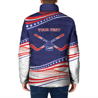 My Gold Medal Winning Hockey Team Personalized Padded Jacket Blue Style