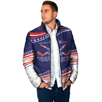 My Gold Medal Winning Hockey Team Personalized Padded Jacket Blue Style
