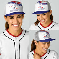 My Gold Medal Winning Hockey Team Baseball Net Cap White Style