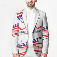 My Gold Medal Winning Hockey Team Personalized Blazer White Style