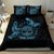 Personalized Odin's Celtic Raven Bedding Set Blue Scandinavian Tattoo LT9 - Wonder Print Shop