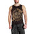 Personalized Odin's Celtic Raven Men Tank Top Gold Scandinavian Tattoo - Wonder Print Shop