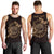 Personalized Odin's Celtic Raven Men Tank Top Gold Scandinavian Tattoo - Wonder Print Shop