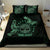 Personalized Odin's Celtic Raven Bedding Set Green Scandinavian Tattoo LT9 - Wonder Print Shop