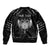 Personalized Viking Dragon Bomber Jacket with Sword Black Scandinavian Tattoo LT9 - Wonder Print Shop