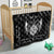 Personalized Viking Dragon Quilt with Sword Black Scandinavian Tattoo