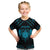 Personalized Viking Dragon Kid T Shirt with Sword Blue Scandinavian Tattoo - Wonder Print Shop