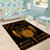 Personalized Viking Dragon Area Rug with Sword Gold Scandinavian Tattoo LT9 - Wonder Print Shop