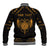 Personalized Viking Dragon Baseball Jacket with Sword Gold Scandinavian Tattoo LT9 - Wonder Print Shop