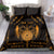 Personalized Viking Dragon Bedding Set with Sword Gold Scandinavian Tattoo LT9 - Wonder Print Shop