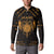 Personalized Viking Dragon Button Sweatshirt with Sword Gold Scandinavian Tattoo LT9 - Wonder Print Shop