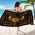 Personalized Viking Dragon Sarong with Sword Gold Scandinavian Tattoo