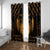 Personalized Viking Dragon Window Curtain with Sword Gold Scandinavian Tattoo - Wonder Print Shop