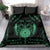 Personalized Viking Dragon Bedding Set with Sword Green Scandinavian Tattoo LT9 - Wonder Print Shop