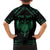 Personalized Viking Dragon Family Matching Long Sleeve Bodycon Dress and Hawaiian Shirt with Sword Green Scandinavian Tattoo LT9 - Wonder Print Shop