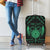 Personalized Viking Dragon Luggage Cover with Sword Green Scandinavian Tattoo - Wonder Print Shop