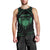 Personalized Viking Dragon Men Tank Top with Sword Green Scandinavian Tattoo - Wonder Print Shop