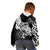 Vikings Raven and Wolf Kid Hoodie with Aegishjalmur Unique - Wonder Print Shop