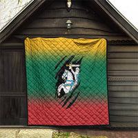 Lithuania Vytis Quilt Lietuvos Chasing and Fighting