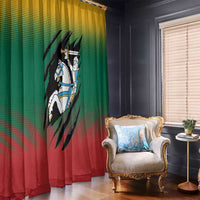 Lithuania Vytis Window Curtain Lietuvos Chasing and Fighting