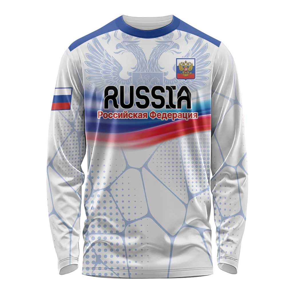 Personalized Russia Double-headed Eagle Long Sleeve Shirt Special Flag Style - Wonder Print Shop