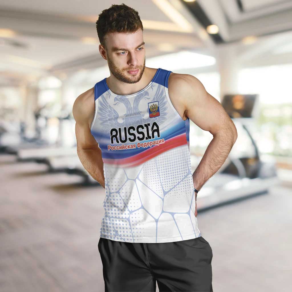 Personalized Russia Double-headed Eagle Men Tank Top Special Flag Style - Wonder Print Shop