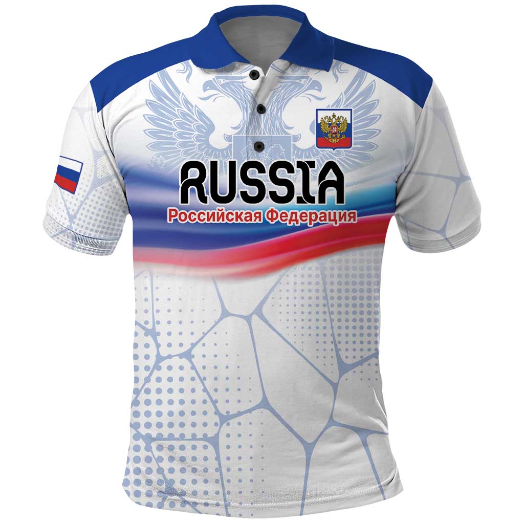 Personalized Russia Double-headed Eagle Polo Shirt Special Flag Style - Wonder Print Shop