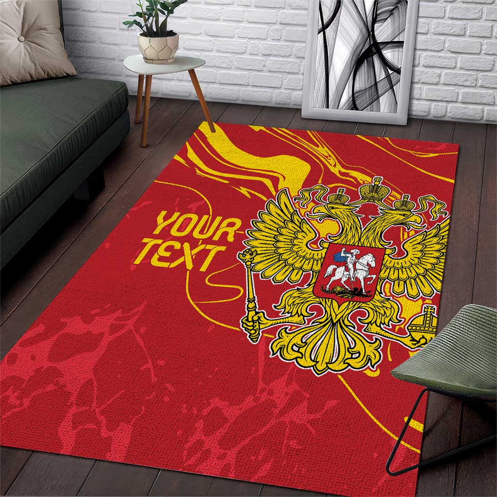 Custom Russia with Double-headed Eagle Area Rug LT9 - Wonder Print Shop