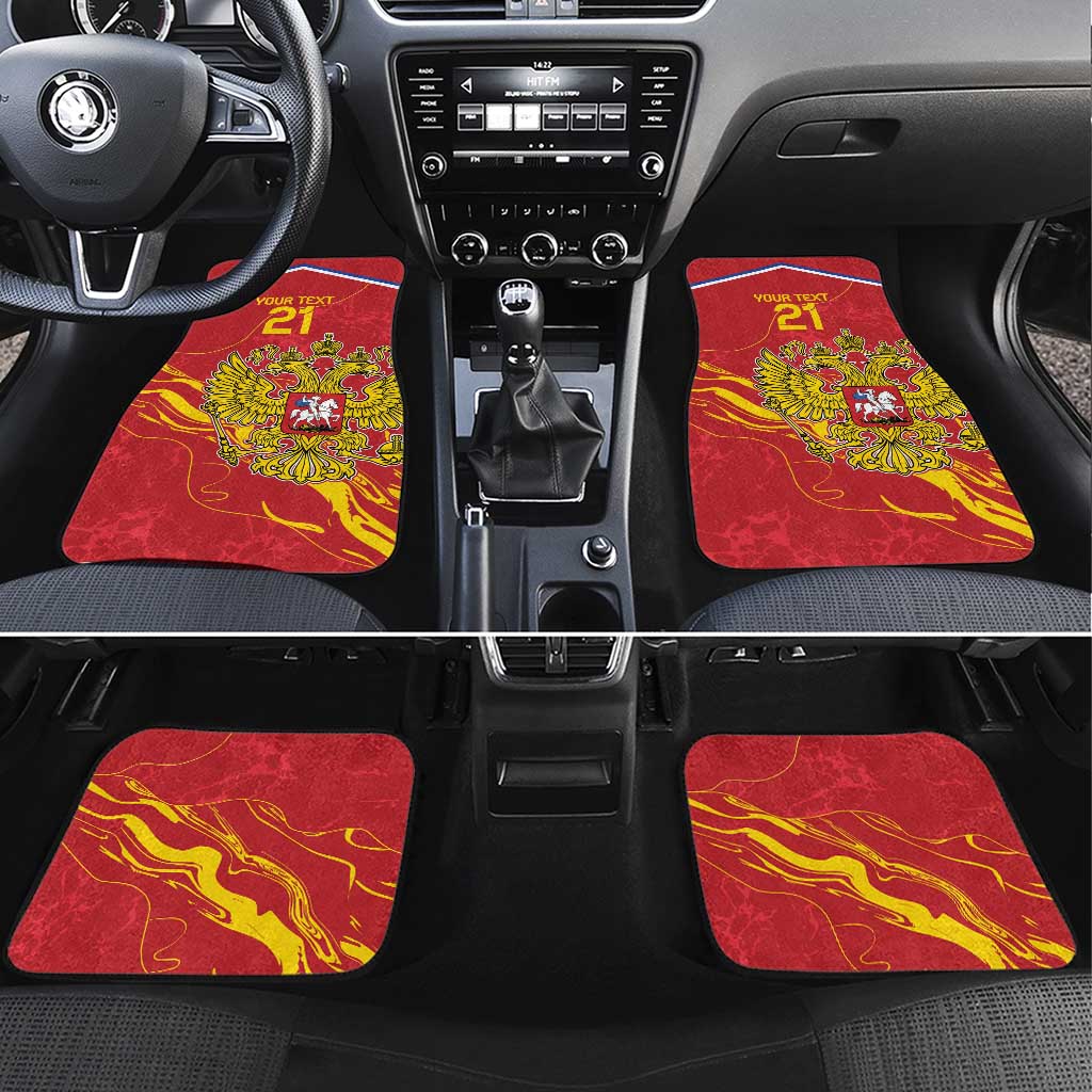 Custom Russia with Double-headed Eagle Car Mats LT9 - Wonder Print Shop