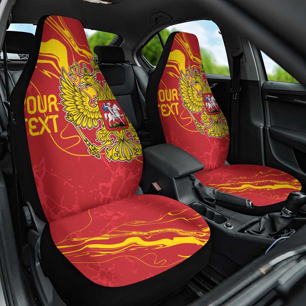 Custom Russia with Double-headed Eagle Car Seat Cover LT9 - Wonder Print Shop