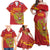 Custom Russia with Double-headed Eagle Family Matching Off Shoulder Maxi Dress and Hawaiian Shirt LT9 - Wonder Print Shop